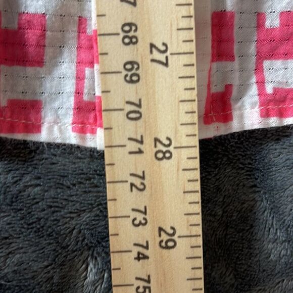 Sharon Young Top womens size small Botton Up Geo Print cotton shirt Boho Blouse - Picture 9 of 10